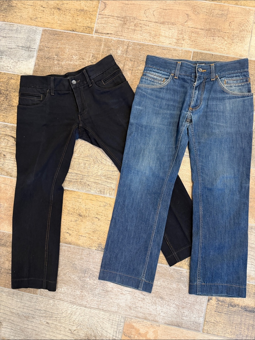 Dolce & Gabbana Mens Jeans Bundle Blue & Black Jeans Designer Size 44